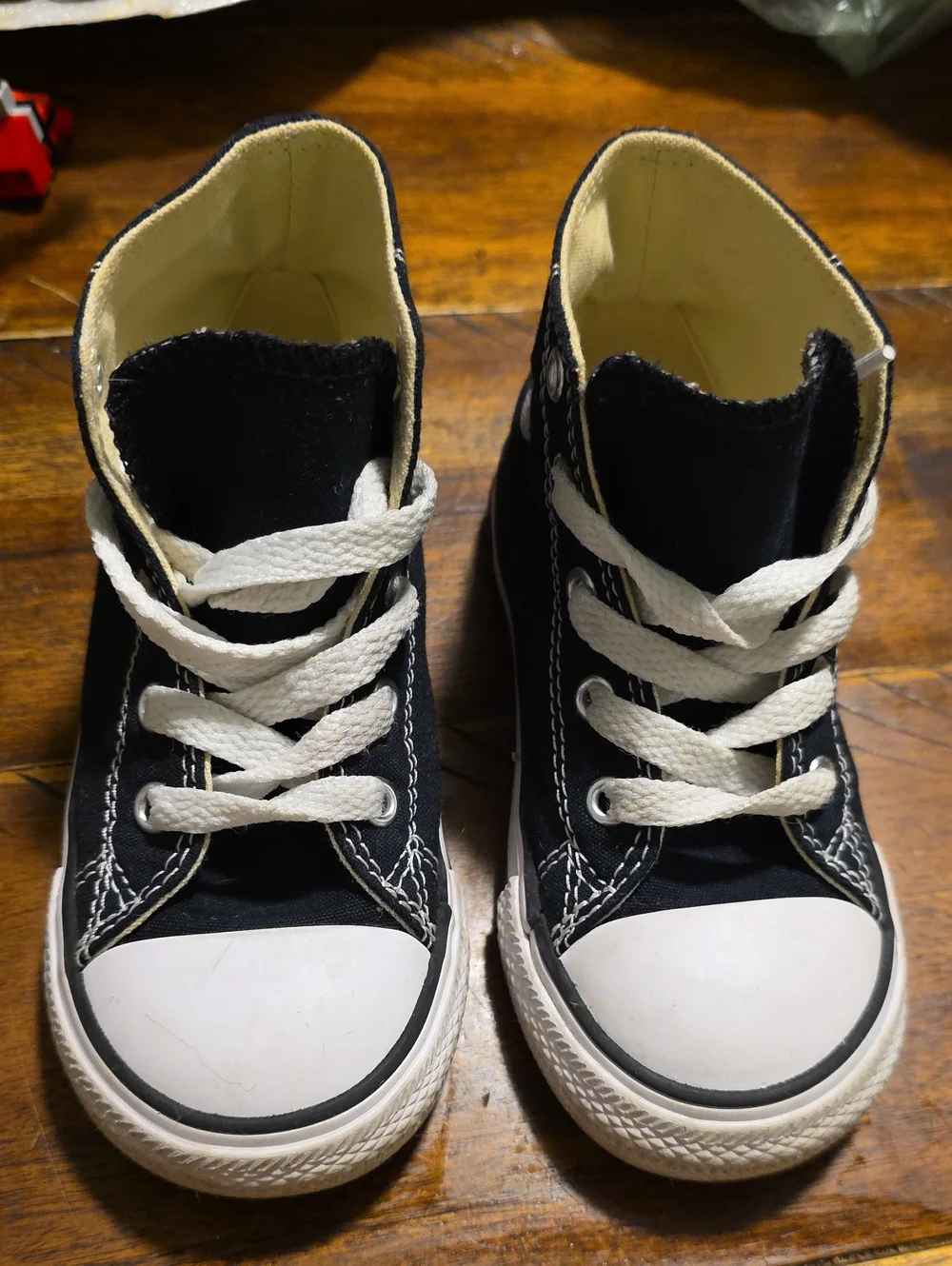 Converse Kids Black and White High-Top Sneakers